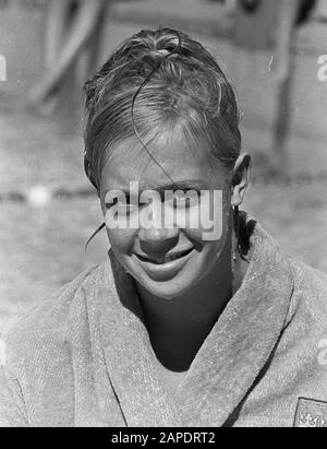 Ann-Christine Hagberg bei Europameisterschaften; Stockfoto