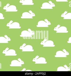 Nahtlose Hintergrund mit Hasen Stock Vektor
