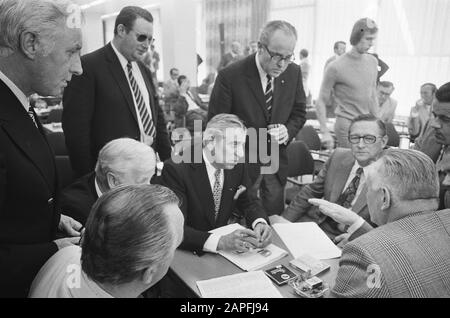 Außerordentliche Mitgliederversammlung KNVB Datum: 3. Juli 1971 Schlüsselwörter: Mitgliederversammlungen Name Der Institution: KNVB Stockfoto