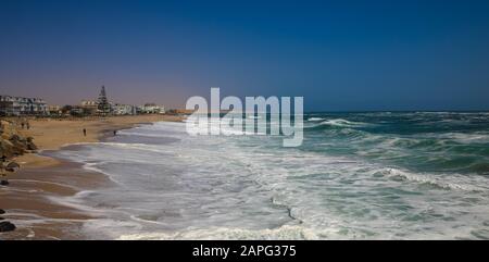 Öffentliche Strand- und Ferienapartments in Swakopmund, Namibia Stockfoto