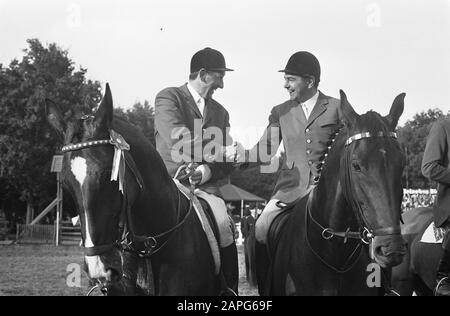 CHIO, Rotterdam (22.): NR. 18.19 Wouters V. D. Oudenweijer en Jarasinski (Dtsl.) Datum: 7. September 1969 Standort: Rotterdam, Zuid-Holland persönlicher Name: Jarasinski Institutionenname: CHIO Stockfoto