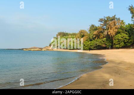 Blick auf Den Strand Von Om in Gokarna. Indien Stockfoto