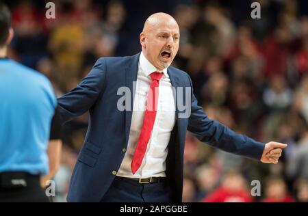 2020 01 22. Eurocup. Top 16, Rytas Vilnius - AS Monaco. 80 - 75, Cheftrainer Sasa Obradovic, Stockfoto