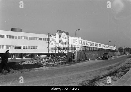 Computerbau von KLM für die automatische Buchungsmethode Corda in Amstelveen. Außendatum: 11. März 1970 Standort: Amstelveen, Noord-Holland-Institutionenname: KLM Stockfoto