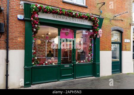 Gemma Collins Boutique in Ropers Yard, Brentwood, Essex - Januar 2020 Stockfoto