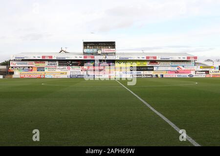 Mansfield Town FC gegen Cheltenham Town FC at Field Mill (Sky Bet League Two - 7. Dezember 2019) - Field Mill Picture von Antony Thompson - Thousand Word Stockfoto