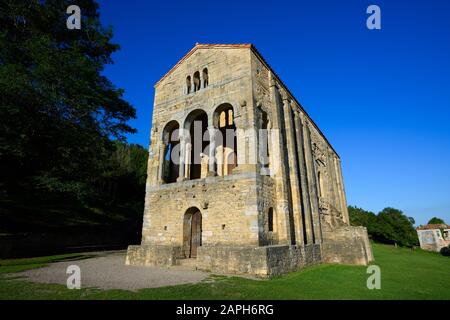 Kirche Santa Maria del Naranco, Asturien, Spanien Stockfoto