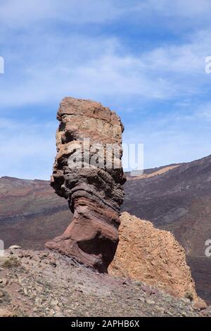 Tenera-Los Rocques de Garcia, Teide-Nationalpark Stockfoto