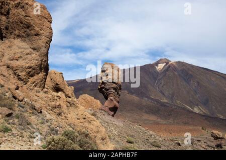 Tenera-Los Rocques de Garcia, Teide-Nationalpark Stockfoto