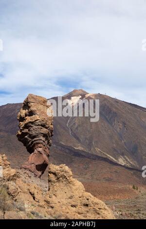 Tenera-Los Rocques de Garcia, Teide-Nationalpark Stockfoto