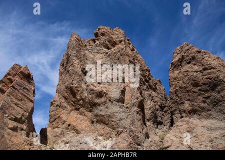 Tenera-Los Rocques de Garcia, Teide-Nationalpark Stockfoto