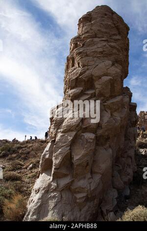 Tenera-Los Rocques de Garcia, Teide-Nationalpark Stockfoto