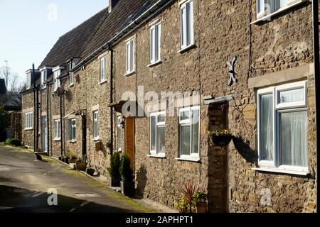 In der Nähe von East Coker, einem Somerset Village in der Nähe von Yeovil Stockfoto