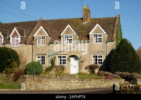 In der Nähe von East Coker, einem Somerset Village in der Nähe von Yeovil; somerset Cottage Stockfoto