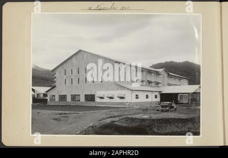 Fotoalbum Deli Maatschappij: Enterprises Boekit Malintang/Aer Puetih Beschreibung: Die neue Teefabrik bei der Firma Boekit Malintang Anmerkung: Beschriftung: 10. November 1931 Datum: 10. November 1931 Stockfoto