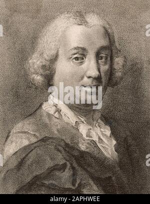 CARLO GOLDONI (1707-1793), italienische Dramatiker Stockfoto