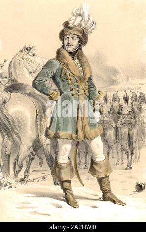 Joachim MURAT (1767-1815) Marschall der französischen Armee während des Russlandfeldzugs im Jahr 1812 Stockfoto