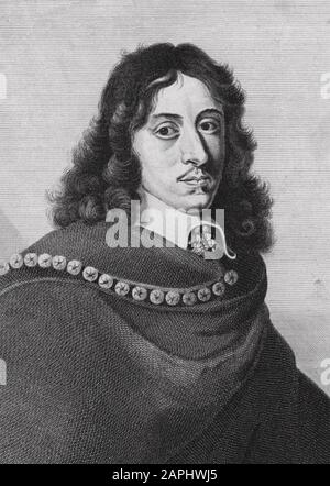 John EVELYN (1620-1706) englischer Schriftsteller, Diarist und Gärtner Stockfoto