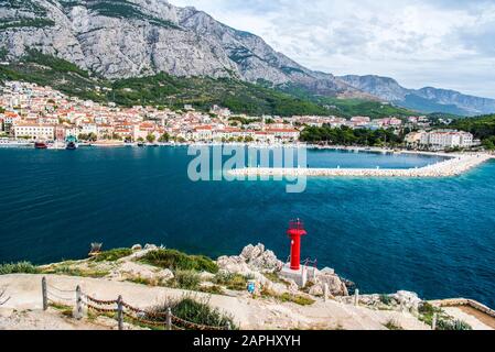 Makarska, Dalmatien, Kroatien Stockfoto