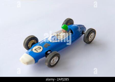 Scalextric Model Rennwagenspiel der 1960er Jahre von Triang in Großbritannien. Stockfoto