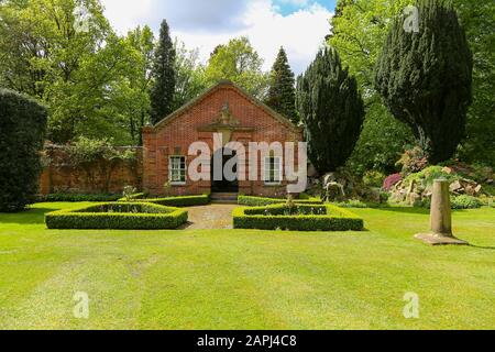 Das Shell-Haus in der Adlington Hall, einem Landhaus in der Nähe von Adlington, Cheshire, England, Großbritannien Stockfoto