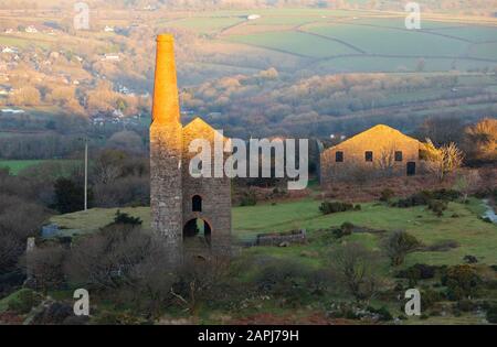 Prince of Wales Engine House in der Pheonix United Mine Stockfoto