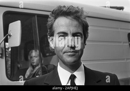 Demonstration in Kalkar gegen den Bau Schnellzüchterreaktor; Bürgermeister von Kalkar (Chef), Theodor Kuypers Datum: 28. September 1974 Schlüsselwörter: Bürgermeister, Demonstrationen persönlicher Name: Kalkar Stockfoto