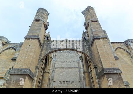 Narbonne unvollendete gothische römisch-katholische Kathedrale der Heiligen Justus und Pastor Stockfoto