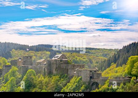 Bouillon mittelalterlichen Burg in Belgien Stockfoto