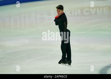 Steiermarkhalle, Graz, Österreich. Januar 2020. Gabriele Frangipani aus Italien bei Den Herren Freies Skating bei ISU European Figure Skating Championats in der Steiermarkhalle, in Graz, Österreich. Kredit: CSM/Alamy Live News Stockfoto