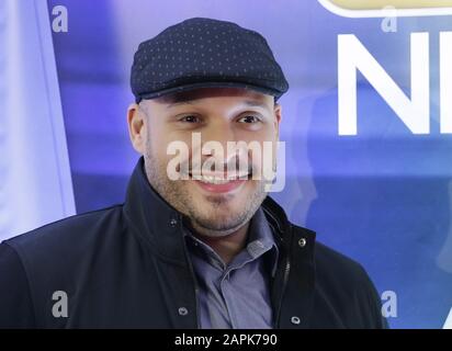 Joe Minoso aus "Chicago Fire" kommt am Donnerstag, 23. Januar 2020 in New York City auf dem roten Teppich im NBC Midseason New York Press Junket im Four Seasons Hotel New York an. Foto von John Angelillo/UPI Stockfoto