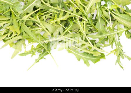 Frische argugula Blätter, gesunder Salat Stockfoto