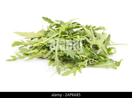 Frische argugula Blätter, gesunder Salat Stockfoto