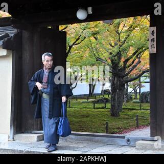 Kyoto, Japan. Nov. 2018. Der Daitoko-JI-Tempel in Kyoto, Japan, Donnerstag, 22. November 2018, stammt aus dem Jahr 1326. Credit: Mark Hertzberg/ZUMA Wire/Alamy Live News Stockfoto