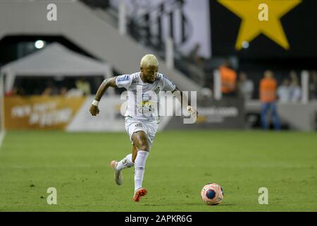 Santos, Brasilien. Januar 2020. Marinho do Santos während des Spiels zwischen Santos x Red Bull Bragantino in Vila Belmiro in Santos. Das Spiel gilt für die 1. Runde der Paulista 2020-Meisterschaft. Kredit: Richard Callis/FotoArena/Alamy Live News Stockfoto