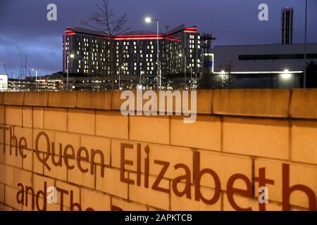 Queen Elizabeth University Hospital in Glasgow. PA Foto. Bilddatum: Donnerstag, 23. Januar 2020. Fotogutschrift sollte lauten: Andrew Milligan/PA Wire Stockfoto