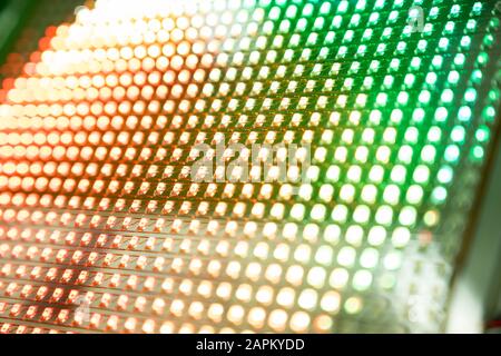 Nahaufnahme der LED-Anzeigen Stockfoto