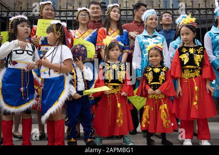 San José, Costa Rica. Januar 2020. Das jährliche Festival zur Ehrung der chinesischen Präsenz in Costa Rica und zur Feier des chinesischen Neujahrs findet in der Hauptstadt San José, Provinz San José, Costa Rica statt. Credit: Tim Fleming/Alamy Live News Stockfoto