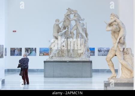 Farnese Bull, Archäologisches Nationalmuseum, Neapel, Italien Stockfoto