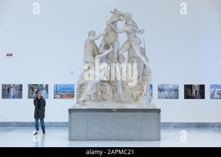 Farnese Bull, Archäologisches Nationalmuseum, Neapel, Italien Stockfoto