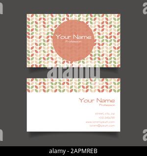 Business Card vector Template Stock Vektor