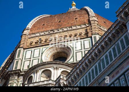 Basilika Santa Maria del Fiore / Maria-Maria-Basilika (Detail), Florenz, Italien. Stockfoto