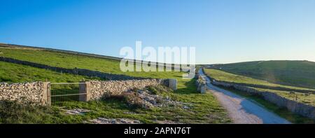 Panoramablick auf den Naturpark Serras de Aire e Candeeiros In Portugal Stockfoto