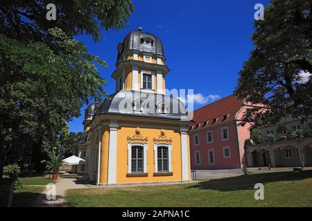 Garten Pavillon im Park Juliusspital, Würzburg, Würzburg, Unterfranken, Bayern, Deutschland Stockfoto