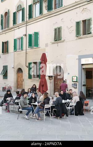 Piazza santo spirito, florenz, italien Stockfoto