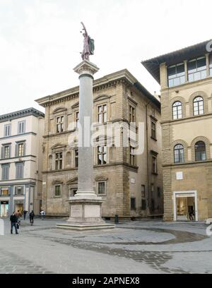 Piazza santo spirito, florenz, italien Stockfoto