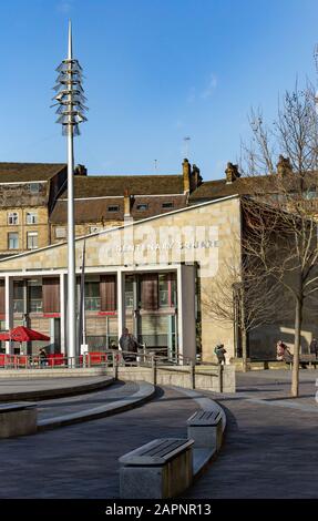 Bradford, Großbritannien - 15. JANUAR 2020: Centenary Square in Bradford, West Yorkshire Stockfoto