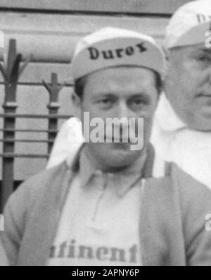 Tour of the Netherlands, Riders at Start, Continental Team (Deutschland) Annotation Das Team bestand aus H. Preiskeit, V. Petry. M. Donike, F. Siebert, F. Liebert, P. Schulte, H. Scholl. Teamleiter P. Oszmella; Stockfoto