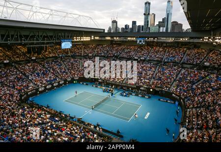 Melbourne, Australien. Januar 2020. Die Rod Laver Arena während des Tennisturniers Australian Open Grand Slam 2020 in Melbourne, Australien. Frank Molter/Alamy Live News Stockfoto