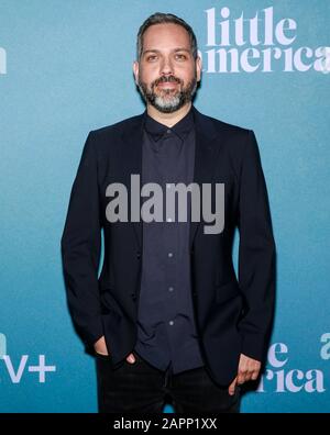 Los Angeles, CA - 23. Januar 2020: Lee Eisenberg besucht die Premiere von Apple TV+s "Little America" im Pacific Design Center Stockfoto